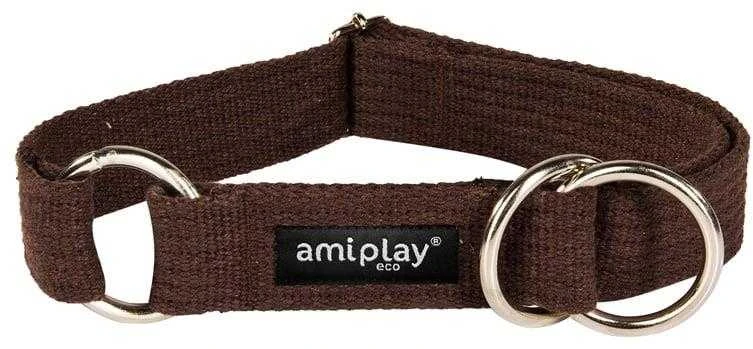 Ami Play Šuns antkaklis AMIPLAY, rudas, 490–850 mm, 30 mm