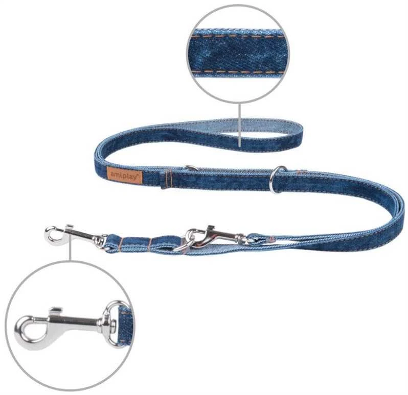 Ami Play Reguliuojamas pavadėlis Amiplay Denim, tamsiai mėlyna, 1-2 m