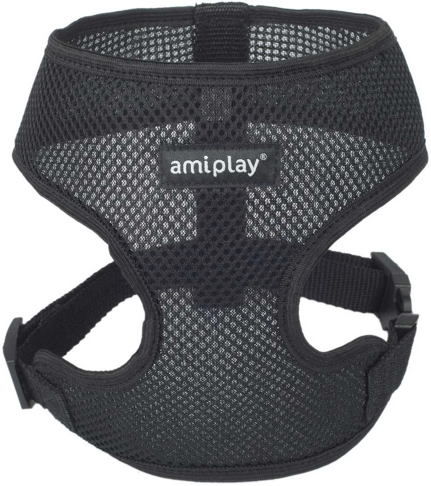 Ami Play Šuns petnešos AMIPLAY AIR, juodos, S