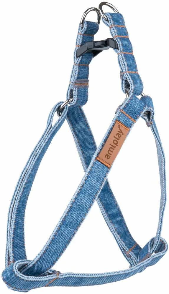 Ami Play Reguliuojamos petnešos Amiplay Denim, mėlyna, 300-550x15 mm