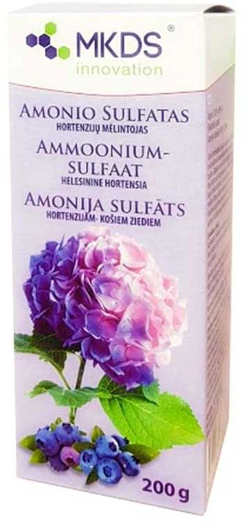 Mkds Amonio sulfatas, hortenzijų mėlintojas, 200 g