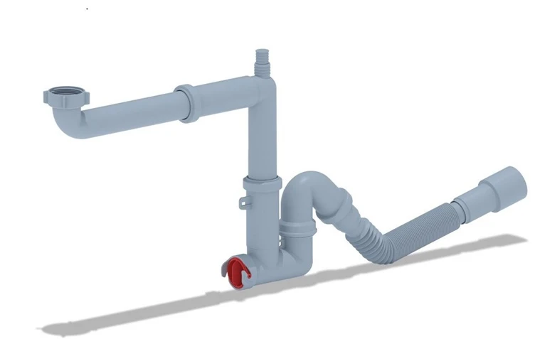 Ani_Plast SIPHON 1 1/2X4 WITH HOSE 40X40