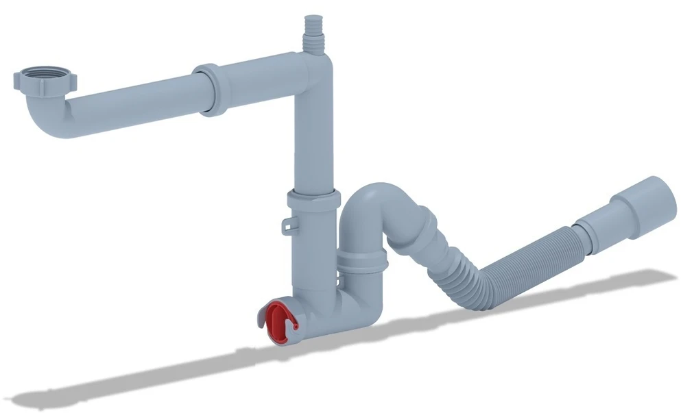 Ani_Plast SIPHON 1 1/2X4 WITH HOSE 40X40