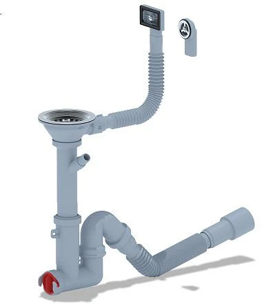 Ani_Plast SIPHON 3 1/2X40 WITH BRANCH 40X40