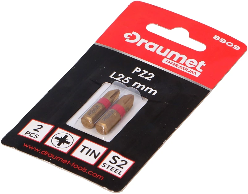 Antgalis Draumet Tin S2 PZ2 1/4 colio 25mm (2 vnt.)