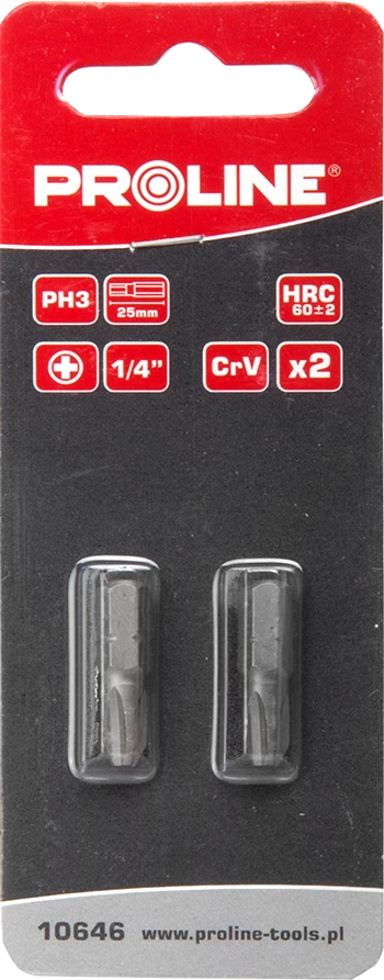 Antgalis Proline PH1 1/4" 25mm (2 vnt.)