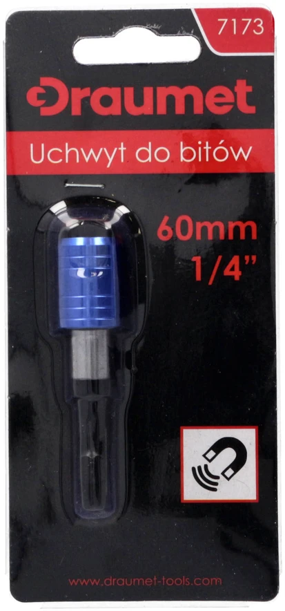 Laikiklis antgaliams Draumet 7173 Magnetinis, 60 mm