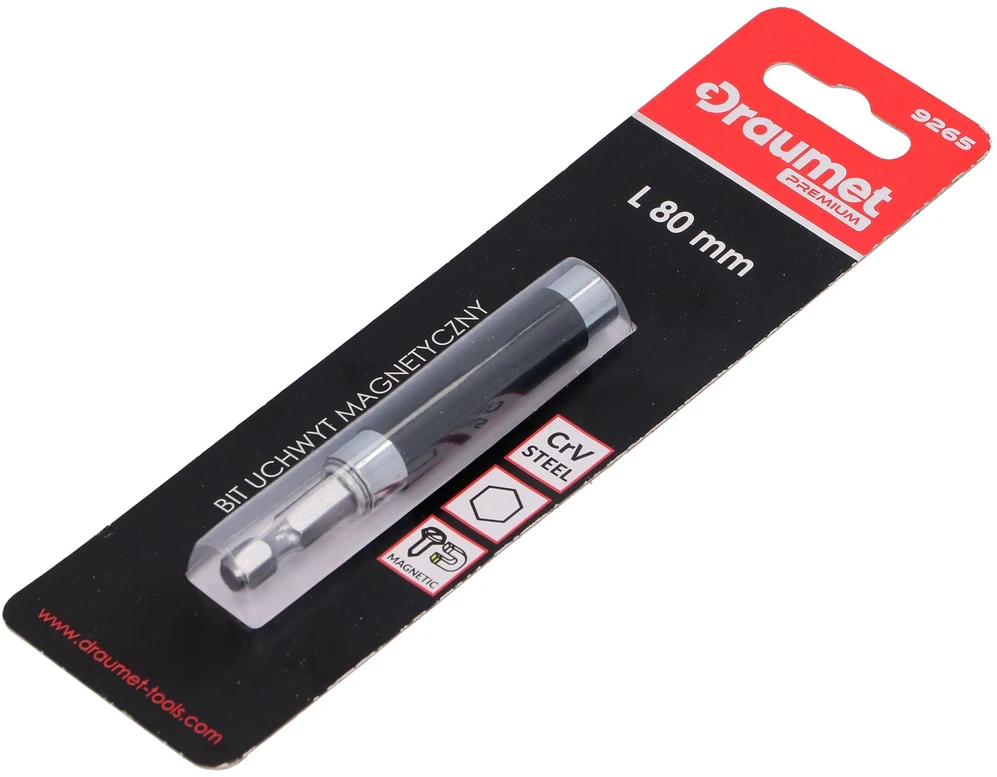 Laikiklis antgaliams Draumet Pro Magnetinis 80 mm