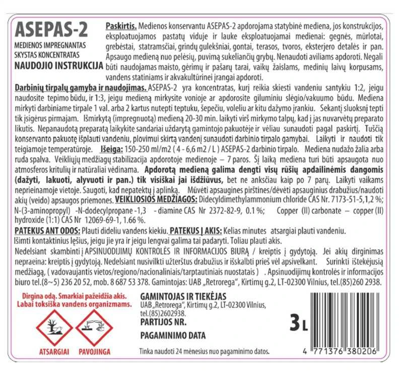 Bio ActiW ANTISEPTIC ASEPAS-2 5L