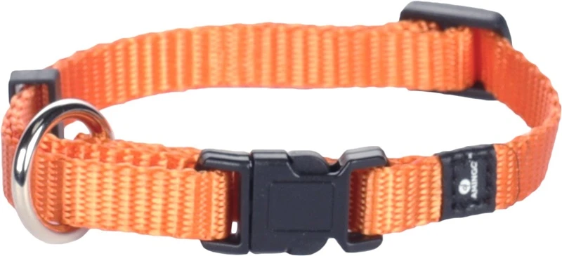 Flamingo DOG COLLAR ZIGGI Oranžinis 30-45CM 15MM