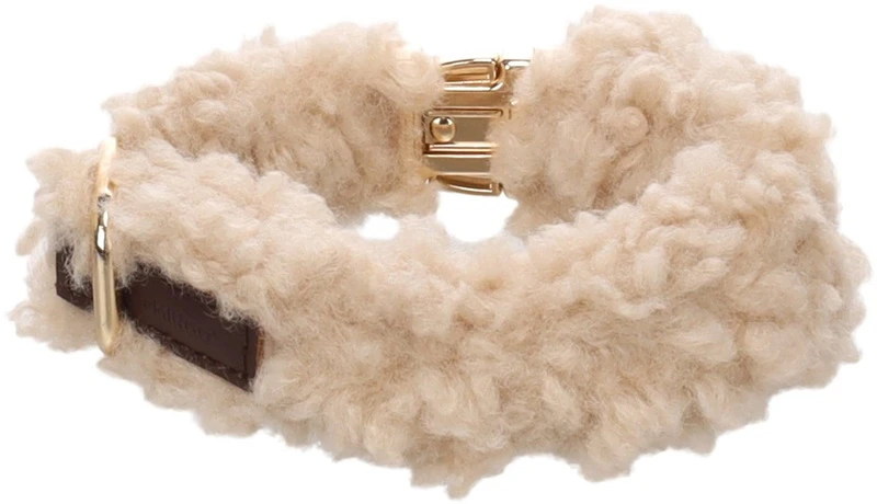 Flamingo DOG COLLAR POOKIE BEIGE 23-35CM 15MM