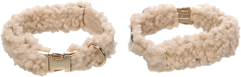 Flamingo DOG COLLAR POOKIE BEIGE 23-35CM 15MM
