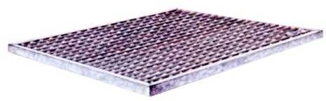 Grąžtas Cinkuotojo plieno grotelės Aco 75x50 cm batams valytis