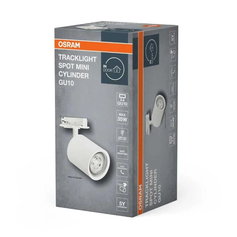 Ledvance Akcentinis šviestuvas į vienfazį bėgelį TRACKLIGHT SPOT, GU10, baltas