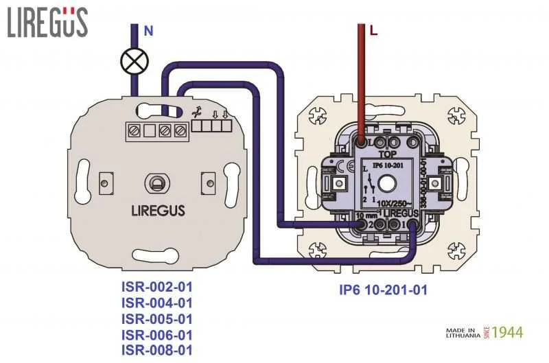 Šviesos reguliatorius LIREGUS EPSILON, smėlio spalvos