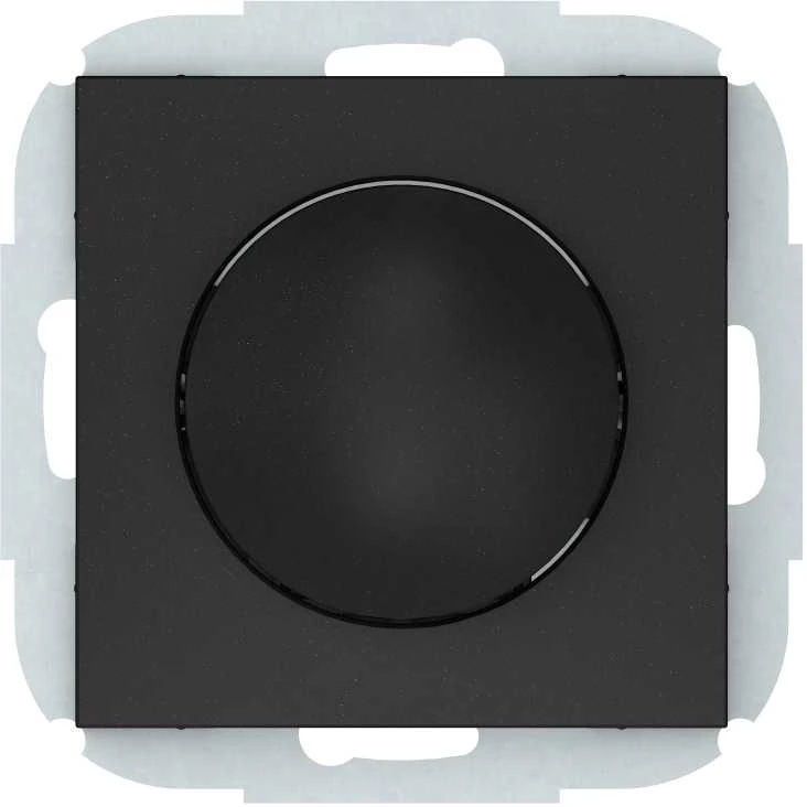 Vilma LED apšvietimo reguliatorius QUADRUM QR 1000, 1-100W, su rėmeliu, juodas