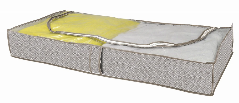 Domoletti BAG STORAGE 100X45X15CM BEIGE TEXTILE