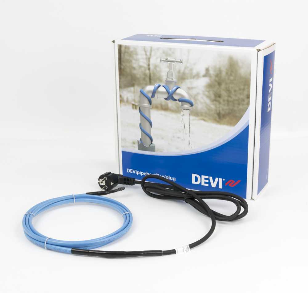 Šildantysis kabelis DEVI DPH-10, 2 m, 20 W