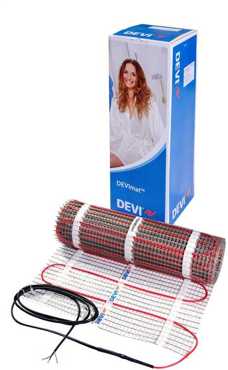 Elektrinio šildymo kilimėlis Devi, DEVIcomfort DTIR-150, 0.5x7 m (3.5 m2) 525W