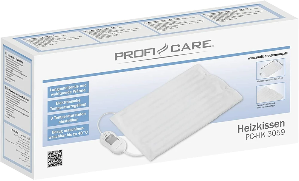 Profi Cook Šildanti pagalvė ProfiCare 330590, balta, 300 mm x 400 mm