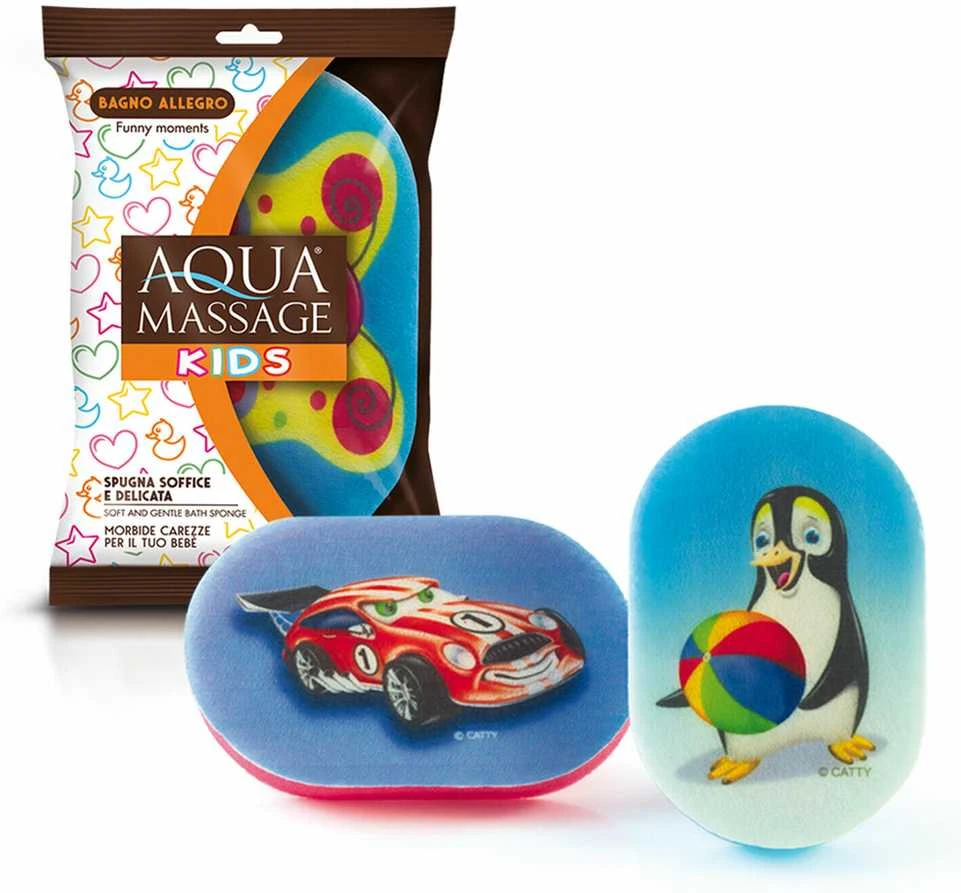 Aqua Massage Kempinė vonios vaikiška Funny