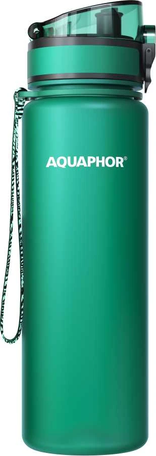 Gertuvė Aquaphor Buteliukas FILTRUJCA CITY 500ML BOTTLE Žalias