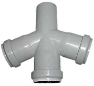 Keturšakis vidaus kanalizacijai Wavin Optima, 50 mm x 50 mm x 50 mm, 67 °