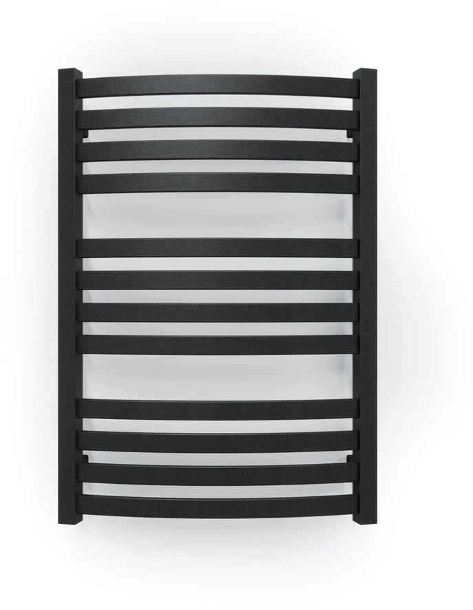 Ar ūdeni apsildāms dvieļu žāvētāja stienis Terma D01, metāliski melna krās., 50 cm x 71 cm, 400 W