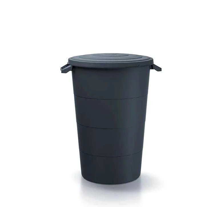 Prosperplast KEDEN SMOOTH BASKET - Juodas RECYCLING* | Tiekimas