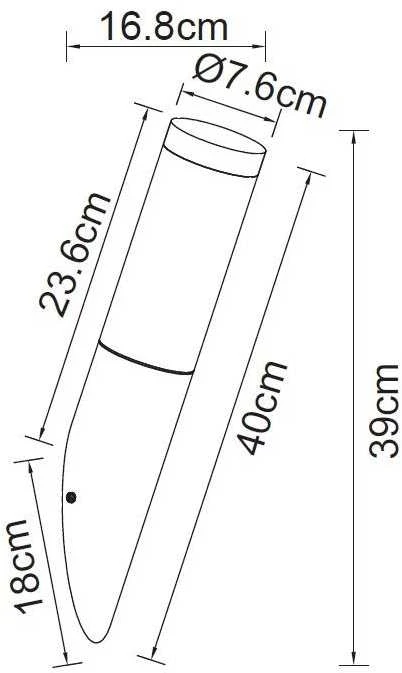 Sieninis šviestuvas Domoletti LIGHT FIXTURE DH021 SMOKY