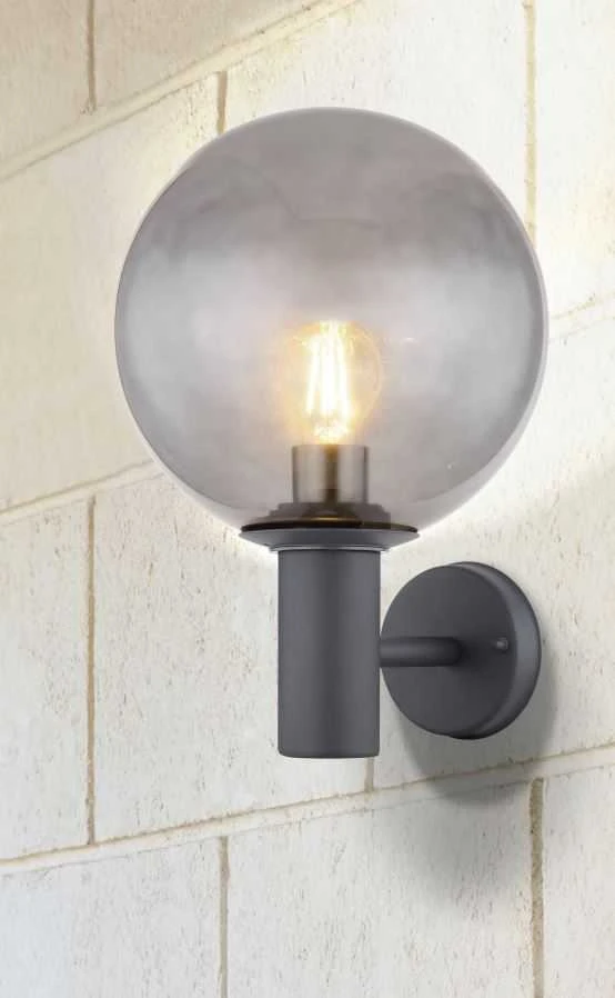 Sieninis šviestuvas Kinkiet Domoletti WALL LAMP DH01.071 15W E27 SMOKY