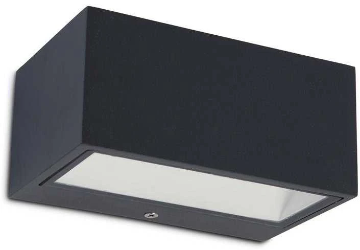 Sieninis šviestuvas Sieninis lauko šviestuvas Lutec Clgemini 1891S, 9W, LED, IP54, pilka sp., 7 cm x 10 cm