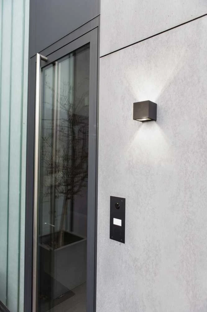 Sieninis šviestuvas Šviestuvas Lutec GEMINI 5189114118, 9W, LED, IP54, antracito