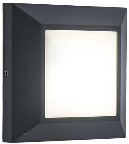 Sieninis šviestuvas Šviestuvas Lutec HELENA 6402101118, 4W, LED, IP54, antracito