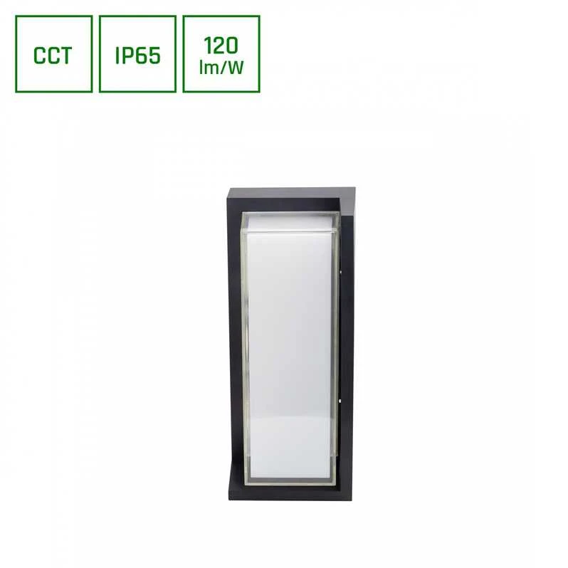 Sieninis šviestuvas Sieninis lauko šviestuvas Spectrum. 20W. LED. IP65. juodas.