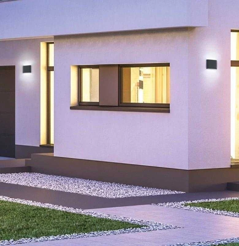 Sieninis šviestuvas Trio 4,5W LED sieninis lauko šviestuvas THAMES II, antracito sp., 3000K, IP54