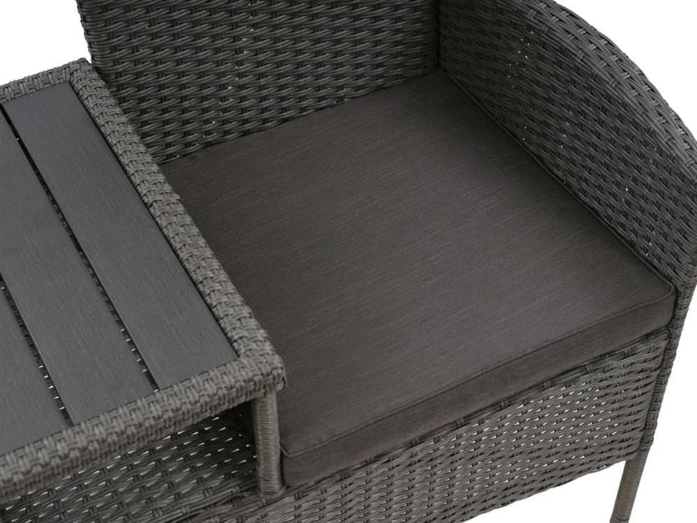 Domoletti BENCH OUTDOOR DOUBLE WITH CUSHIONS HUGO