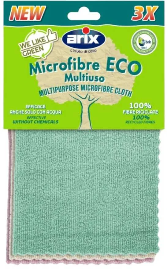 Arix Šluostė mikropluošto Eco Multip 3vnt, 12,