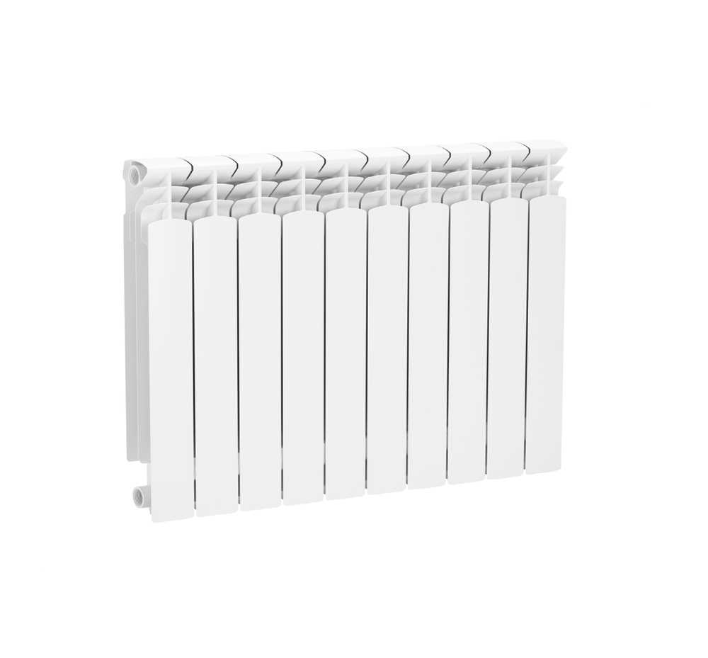 Armatura Kra Radiators KFA Armatura G500F 789-060-44, 48 cm x 57.3 cm, sānu pieslēgums, 672 W, balta krās.