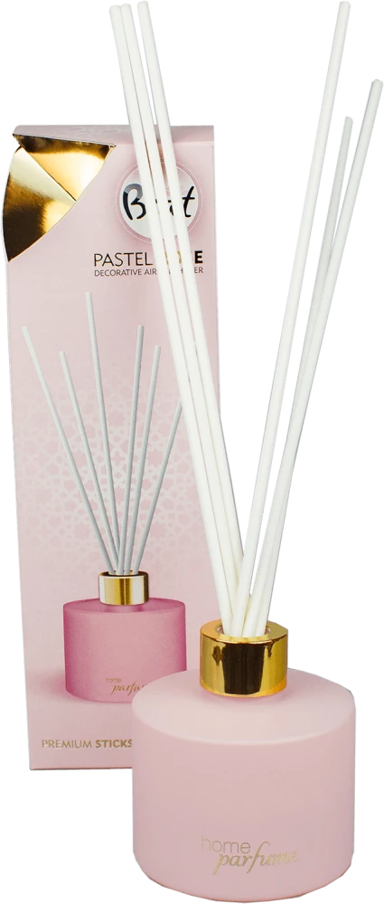 Dekoratyvinis oro gaiviklis su lazdelėmis Brait Pastel Rose 100ml