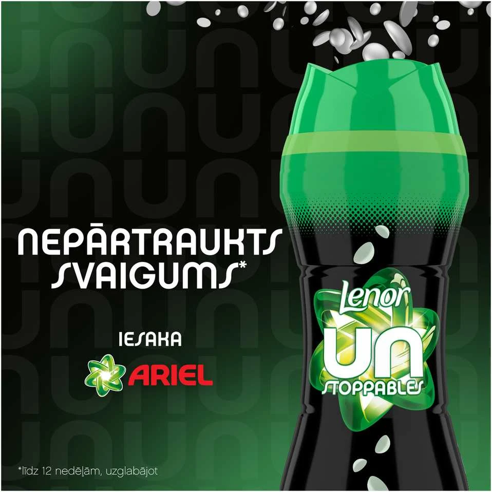 LENOR Kvapniosios granulės "Unstoppable Secent of Ariel", 495 g (41 Skalbimas)