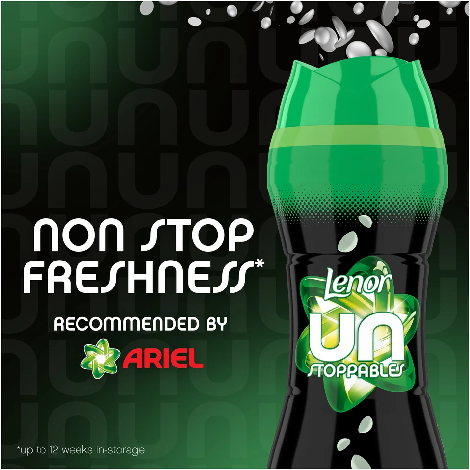 LENOR Kvapniosios granulės "Unstoppable Secent of Ariel", 495 g (41 Skalbimas)