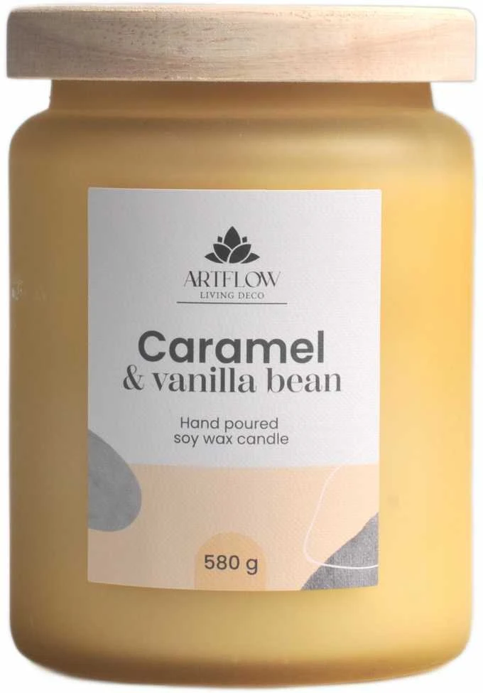 Artflow Kvapnioji žvakė CARAMEL & VANILLA BEAN 580 g, +/- 60 val.