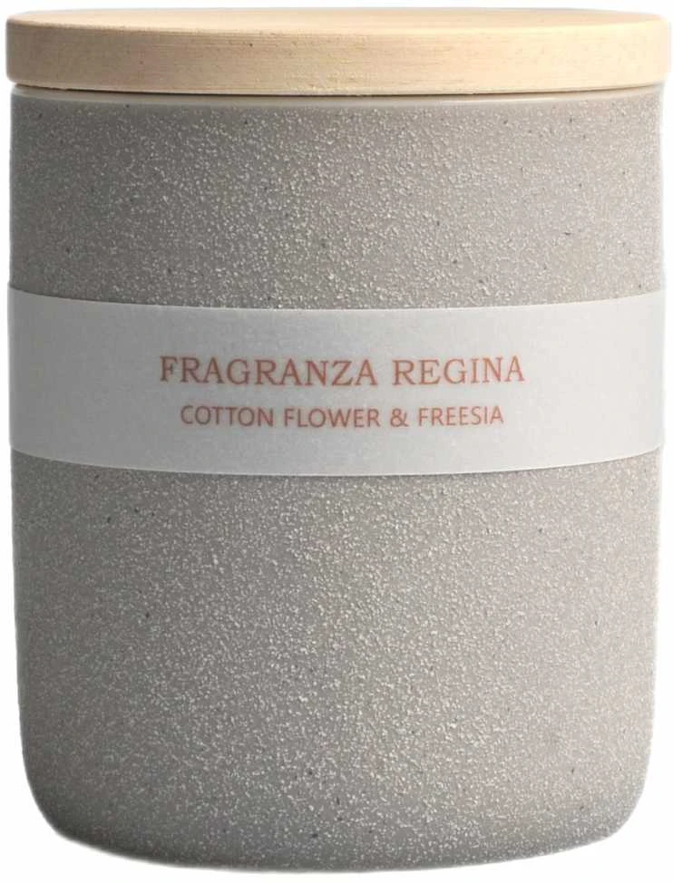 Artflow Aromatinė žvakė COTTON FLOWER &amp; FREESIA 230g Pilka