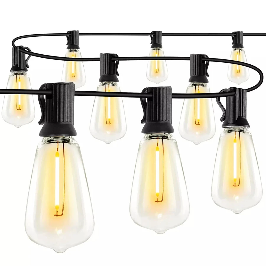 Artflow Dekoratyvinė girlianda Saulės energija 8.25m Šiltai balta 12 LED burbuliukų