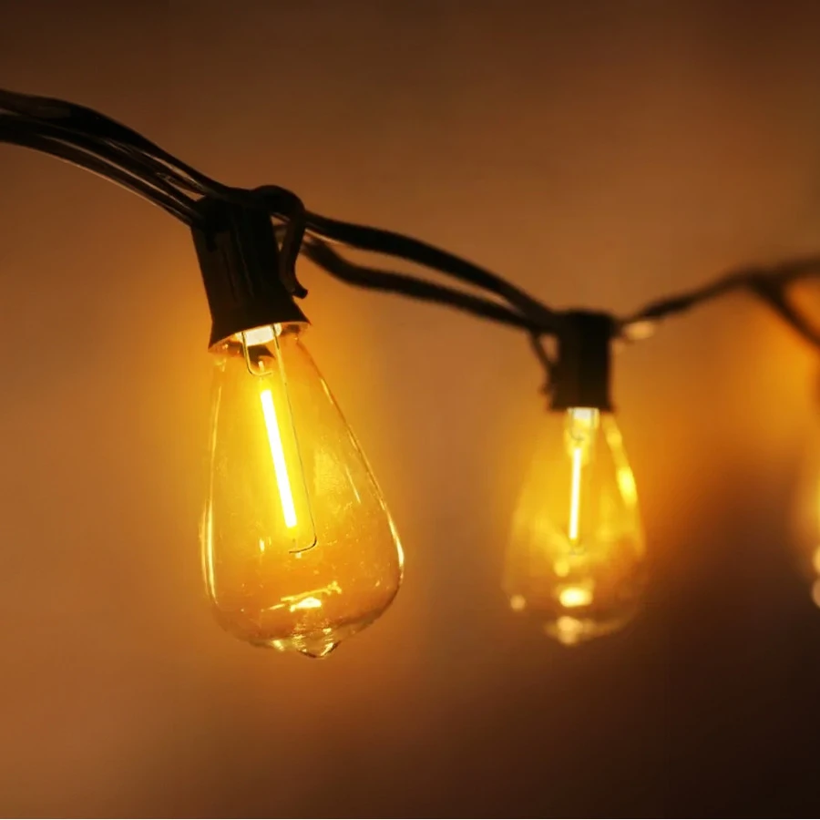Artflow Dekoratyvinė girlianda Saulės energija 8.25m Šiltai balta 12 LED burbuliukų