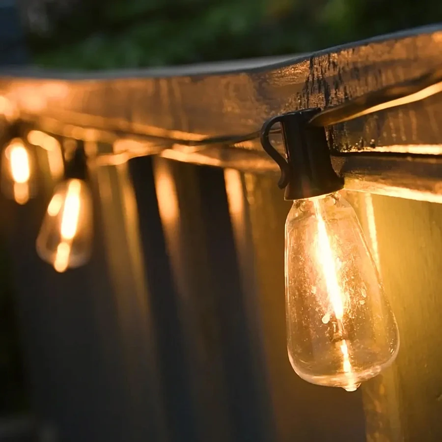 Artflow Dekoratyvinė girlianda Saulės energija 14.63m 15 LED Šilta balta