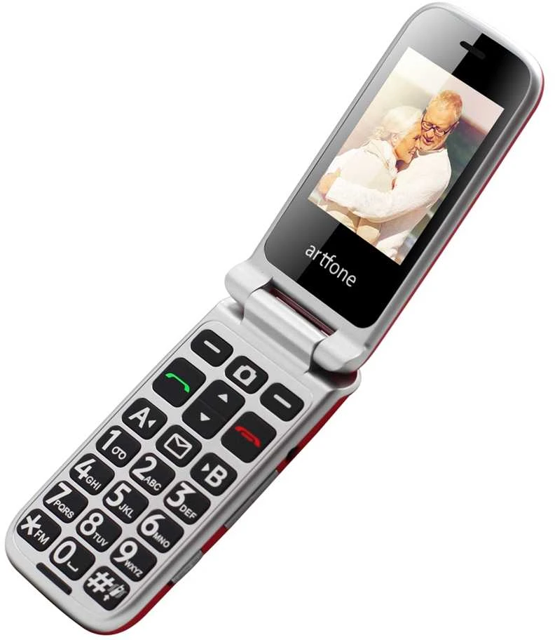 Mobilusis telefonas Artfone C10, sidabro/juodas