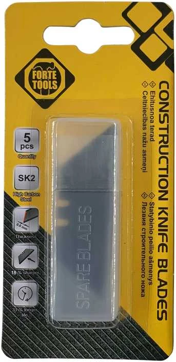Forte Tools Forte trapecijos formos peilis 5 vnt.