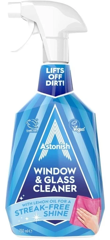 Astonish Valytuvas langų ir stiklų 750 ml